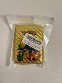 NEW *FAN ART* Gold Foil Rare POKEMON CARDS 55 TOTAL Vmax Charzard Pikachu - Image 2