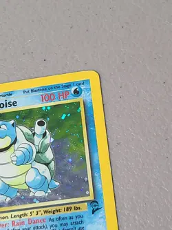 Blastoise 2/130 Base Set 2 Pokemon Card Holo Foil Rare - MP - Image 3