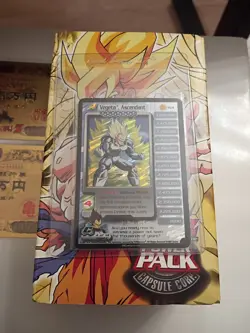 Vegeta Ascendant 154 unLimited Edition DBZ Dragon Ball Z CCG Card DBZ FOIL - Image 1