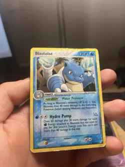 Blastoise 14/100 EX Crystal Guardians Holo Rare Pokemon Card DMG - Image 1