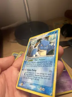 Blastoise 14/100 EX Crystal Guardians Holo Rare Pokemon Card DMG - Image 3