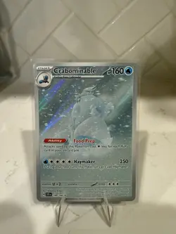 Pokemon TCG Crabominable Card 149/142 Illustration Rare - Image 1