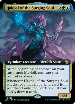 Hakbal of the Surging Soul (Extended Art) [The Lost Caverns of Ixalan - Image 1