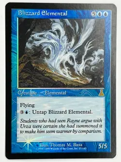MTG Foil 1X Blizzard Elemental X1 Urza's Destiny Magic - SP - Image 1