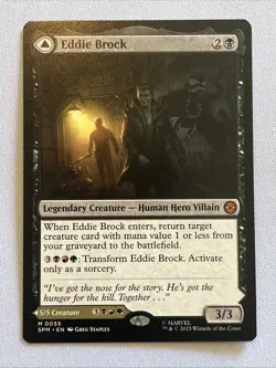 Eddie Brock - Venom, Lethal Protector Mythic Regular: Spider-Man MTG (NM) - Image 1