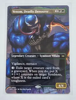 MTG Venom, Deadly Devourer Regular (Borderless) Marvel's Spider-Man 0022 - Image 1