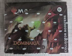MTG DOMINARIA REMASTERED COLLECTOR BOOSTERS ENGLISH SEALED 12 PACKS 195166200682 - Image 1