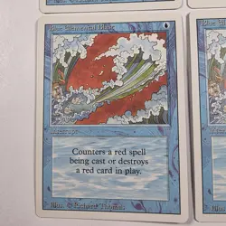 4x Blue Elemental Blast X4 MTG Revised Edition Magic The Gathering LP Playset - Image 2