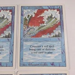 4x Blue Elemental Blast X4 MTG Revised Edition Magic The Gathering LP Playset - Image 5