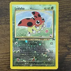 Ledyba 7/18 2001 Southern Islands Reverse Holo Pokemon Card Vintage WotC Promo - Image 1
