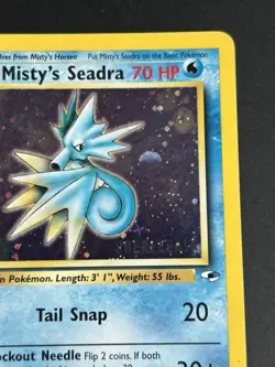 Pokemon TCG Misty's Seadra Prerelease Holo Promo 009/132 Wotc Promo NM - Image 5