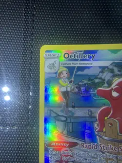 2022 POKEMON SWORD & SHIELD BRILLIANT STARS TG03 FULL ART/OCTILLERY - Image 3