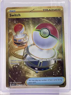 SWITCH 2023 POKEMON SCARLET & VIOLET 151 HYPER RARE 206/165 Q6456 - Image 1
