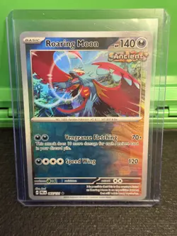 Roaring Moon 65/131 (Master Ball Pattern) Prismatic Evolutions Pokemon TCG NM - Image 1