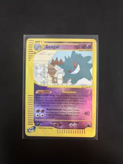 2003 Skyridge Gengar REVERSE Holo Foil Rare 10/144 WOTC E-Reader Series Pokemon - Image 1