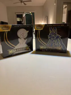 2x Pokemon Mega Evolution Elite Trainer Box ETB Bundle Set Lucario Gardevoir New - Image 1