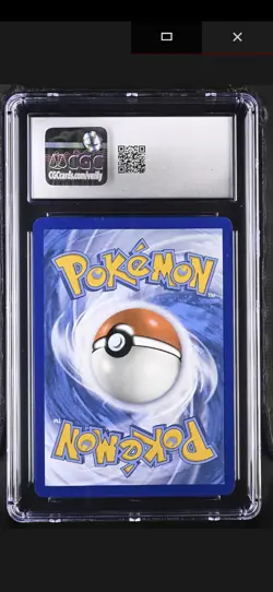 POKEMON CGC 9.5+ Gem Mint 2024 SV Paldean Fates Mew ex 232/091 SIR Bubble Mew - Image 2