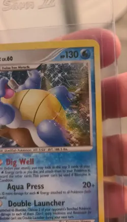 Pokemon Blastoise 2/127 Platinum Holo #2 - Image 2
