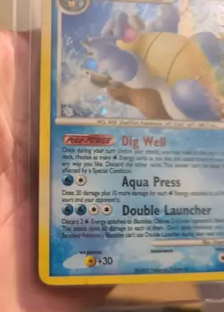 Pokemon Blastoise 2/127 Platinum Holo #2 - Image 4