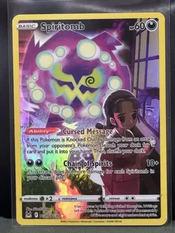 Spiritomb TG09/TG30 Lost Origin Trainer Gallery Ultra Rare Pokemon NM - Image 1