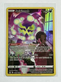 Spiritomb TG09/TG30 Lost Origin Trainer Gallery Ultra Rare Pokemon NM - Image 2