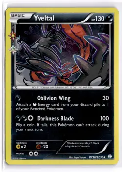Pokemon TCG Yveltal RC16/RC32 Generations: Radiant Collection Uncommon NM - Image 1
