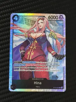 Hina ST19-004 - One Piece TCG - Starter Deck 19: Smoker - SR Foil NM English - Image 1