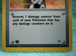 Pokemon 2000 Gym Heroes 1st Edition Brock Holo Card #15/132 - Image 5