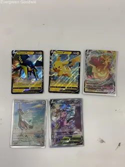 5 ultra-rare Pokemon Trading Card Game cards - Image 1