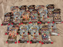 LARGE LOT OF 20 Pokemon Stellar Crown Sleeved Booster Packs Trading Cards – NEW! - Image 1