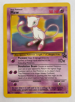 Mew #8 Black Star Promo Rare Vintage Pokemon Card - NM - Image 1