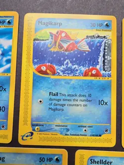 Pokemon TCG Expedition Base Set Water-type Cards Magikarp Etc 42,92,118,125,129 - Image 3