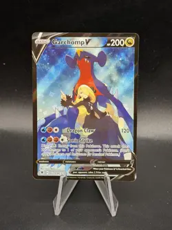 Pokemon TCG Garchomp V Holo Ultra Rare Card Astral Radiance TG23/TG30 - Image 1