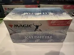 MTG Magic The Gathering Kaldheim Set Booster Box Sealed Card Set MTG New - Image 1