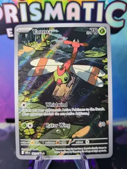 Pokemon TCG Yanma Destined Rivals Full Art Rare Card 183/182 - Image 1