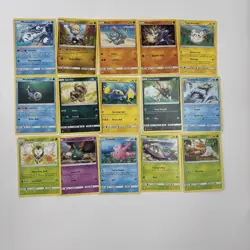 Pokemon Card Collection Lot of 15 Mixed Type, Build Your Collection 2010’s S - Image 1