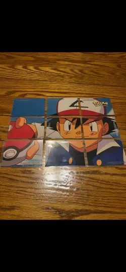 1999 Topps Pokemon (Ash) Sticker Set 9 Cards, Blue Label - Image 2