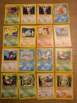 Pokemon Neo Genesis Card Lot 26 Cards WOTC Vintage - Image 1