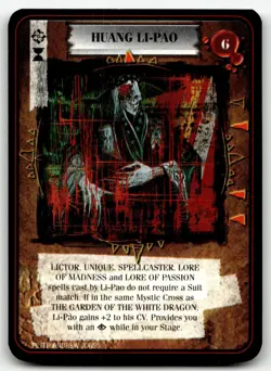 1995 Kult Reality is a Lie! Trading card game - HUANG LI-PAO - Image 1