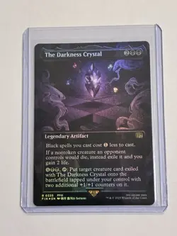 MTG The Darkness Crystal Borderless Foil Final Fantasy 0335 Magic The Gathering - Image 1