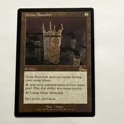 Grim Monolith - Magic the Gathering MtG - Urza's Legacy - SP/LP Excellent - Image 1