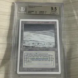 Tundra * REVISED * DUAL LAND * BGS 9.5 Gem Mint Magic The Gathering MtG Rare - Image 1