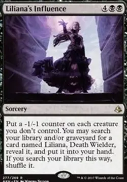 Liliana's Influence - Planeswalker Deck Exclusive ~ Moderately Played Amonkhet M - Image 1