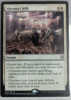Akroma's Will Commander Legends Regular - Image 1
