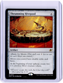MTG Thrumming Hivepool NM / M Edge of Eternities Regular EOE 247 - Image 1