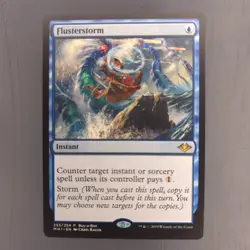 Flusterstorm Regular PROMO BAB MH1 #255 MTG MT/NM Unplayed Rare - Image 1