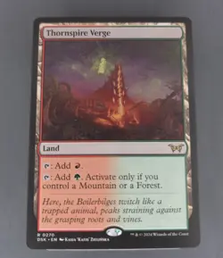 MTG Magic the Gathering Thornspire Verge (270/469) Duskmourn House of Horror NM - Image 1
