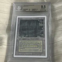 Bayou - MTG Magic the Gathering Revised Edition Beckett BGS 9.5 Gem Mint - Image 1