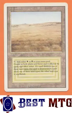 Magic The Gathering MTG Savannah 285 #J Revised Edition - Image 1