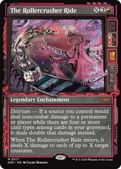 The Rollercrusher Ride (Showcase) [Duskmourn: House of Horror] Magic MTG - Image 1